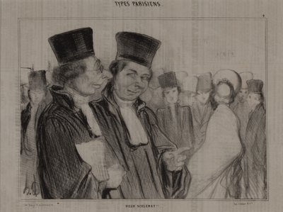 Pařížské typy, no. 4: Starý mizera! od Honoré Daumier