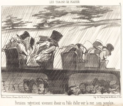 Pařížané hluboce litují... od Honoré Daumier