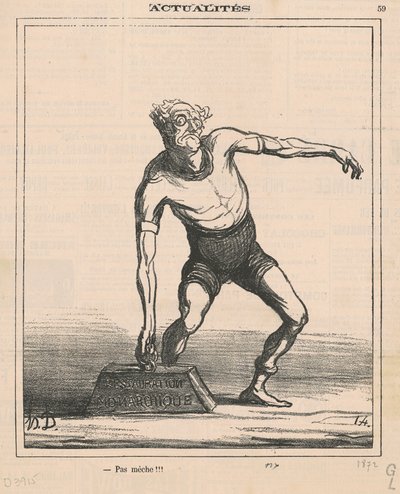 Žádný knot!!! od Honoré Daumier