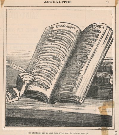 Není divu, že je to dlouhé... od Honoré Daumier