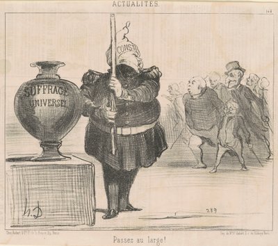 Jděte do šířky! od Honoré Daumier