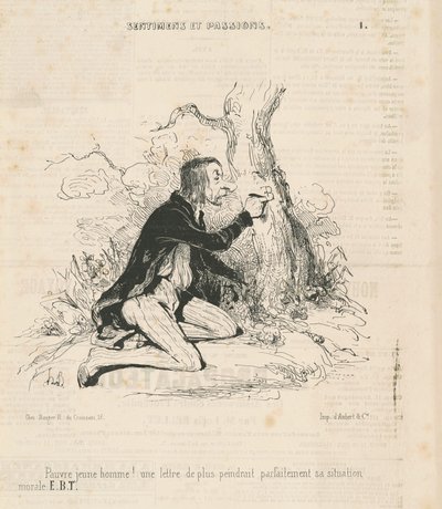 Chudák mladý muž! od Honoré Daumier