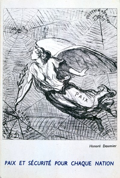 Mír a bezpečnost pro každý národ od Honoré Daumier