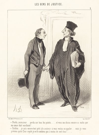 Ztraceno, pane... ztraceno ve všech ohledech... od Honoré Daumier