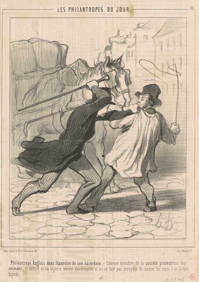 Anglický filantrop ve cvičení... od Honoré Daumier