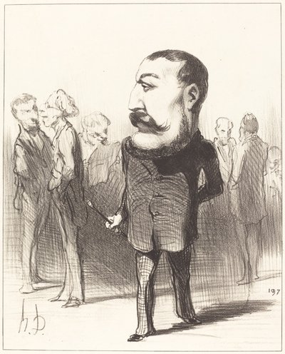 Pierre-Napoleon Bonaparte od Honoré Daumier