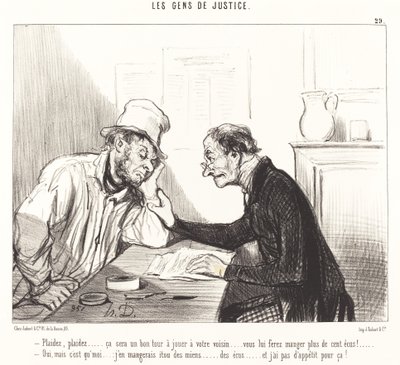 Prosím... bude to dobrý trik na hraní... od Honoré Daumier