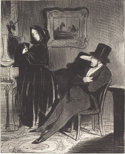 Častěji než tě vozím... na ples... od Honoré Daumier