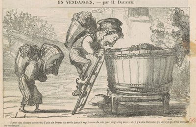 Noste takové náklady, pak v šest hodin... od Honoré Daumier