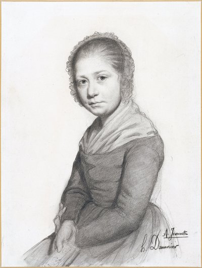 Portrét dívky (Jeannette) od Honoré Daumier