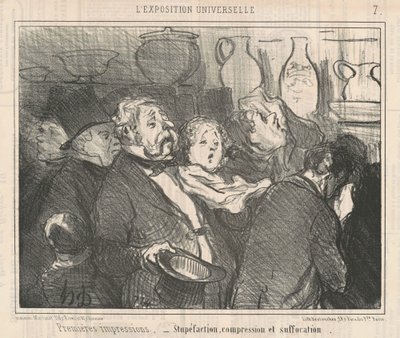 První dojmy... Překvapení... od Honoré Daumier