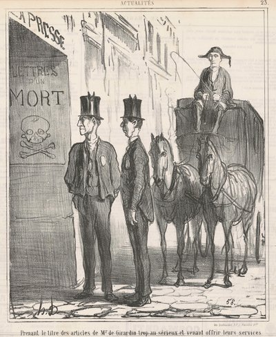 Brát titul... pana de Girardina příliš vážně... od Honoré Daumier