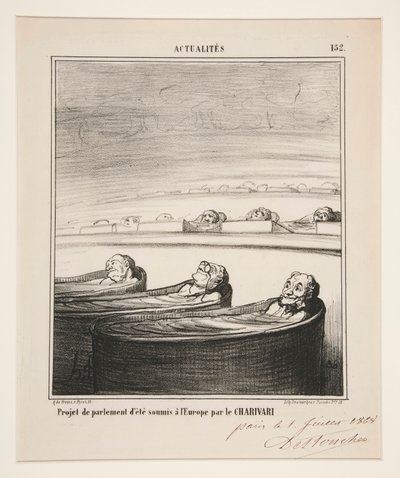 parlamentní projekt od Honoré Daumier