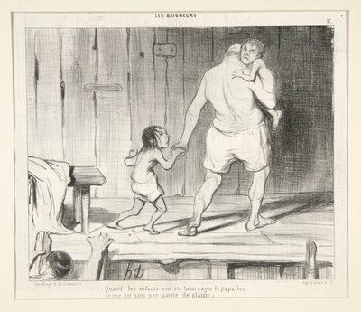 Když se děti chovaly slušně od Honoré Daumier