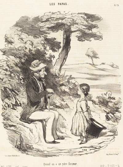 Když máte otce vtipálka od Honoré Daumier