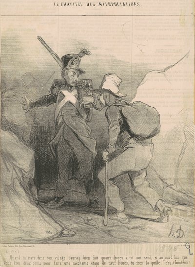 Když jste byli ve své vesnici, měli byste... od Honoré Daumier