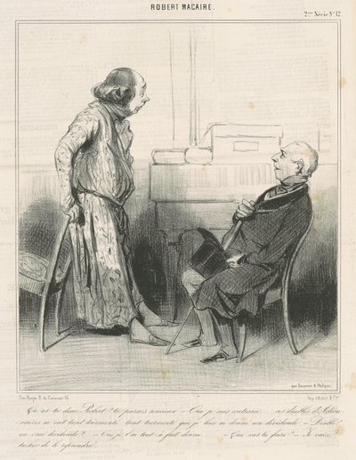 Co je s tebou, Roberte? ... od Honoré Daumier
