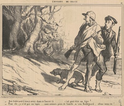 Co by v tom houští proboha mohlo být? ... od Honoré Daumier