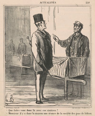 Co tam děláš s těmi nosítky od Honoré Daumier