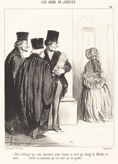 Jaká škoda, že tato krásná... žena... od Honoré Daumier
