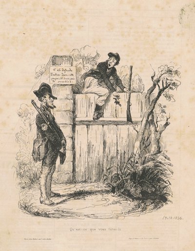 Co tu děláš... od Honoré Daumier