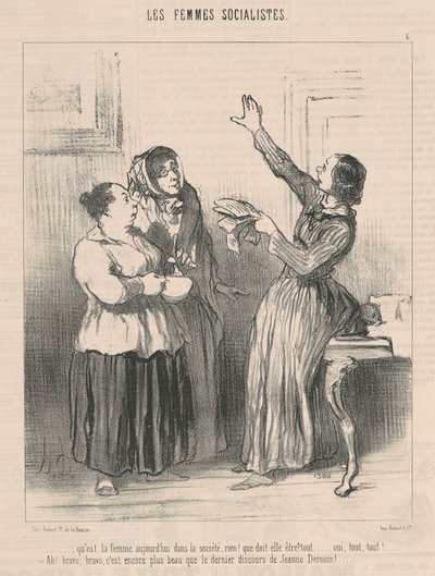 Jaká je dnešní žena ve společnosti... od Honoré Daumier