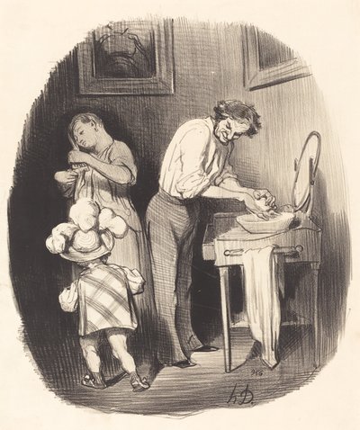 Jak je milý, Dodore... od Honoré Daumier