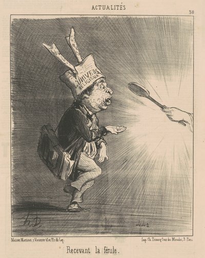 Příjem ferule od Honoré Daumier