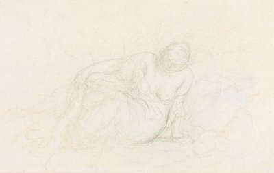 Ležící žena opřená o paži (verze) od Honoré Daumier