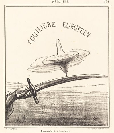 Obnoveno z Japonců od Honoré Daumier