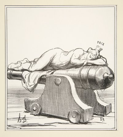 Obnoveno Turenne, z Actualites od Honoré Daumier