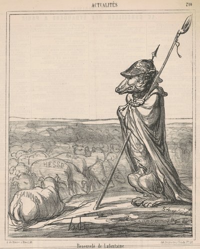 Obnovená fontána od Honoré Daumier