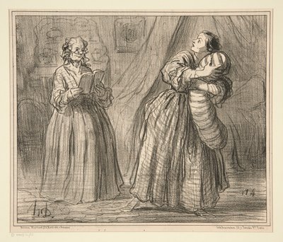 Opakování d od Honoré Daumier