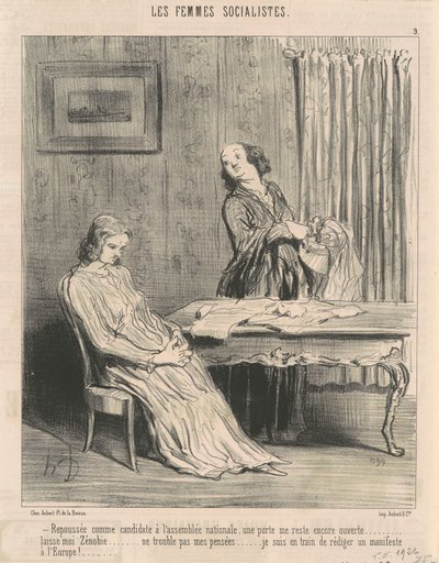 Odstrčeno... dveře pro mě zůstávají otevřené... od Honoré Daumier