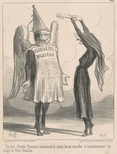 Svatá Rosette Tamisier... od Honoré Daumier
