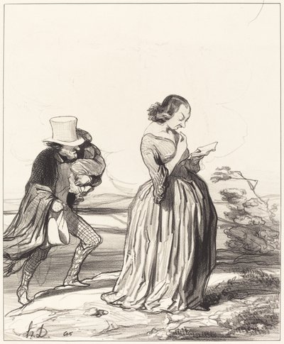 Saperlotte!... že bych chtěl... že moje žena dokončila... od Honoré Daumier
