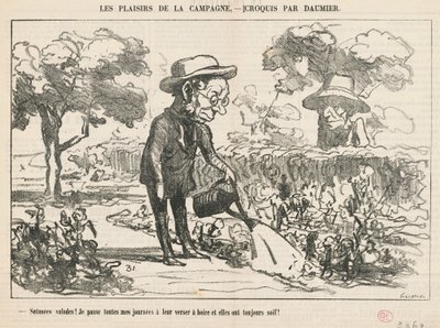 Zatracené saláty... od Honoré Daumier