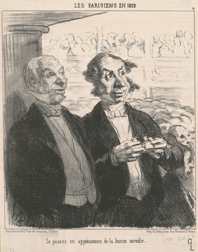 vydávat se za oceňovatele od Honoré Daumier