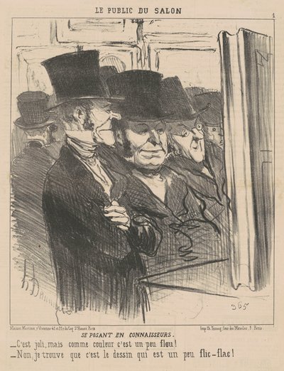 Vydávající se za fajnšmekry od Honoré Daumier