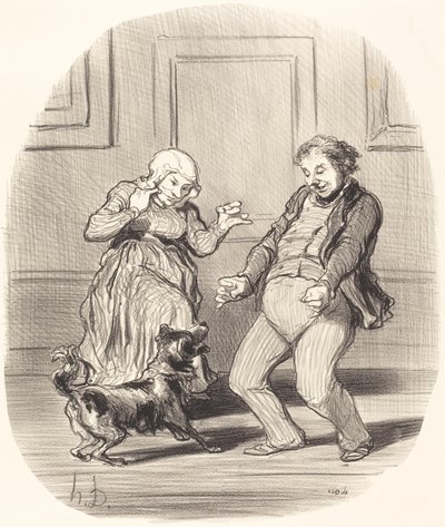 Raduji se... na konci vlny veder od Honoré Daumier