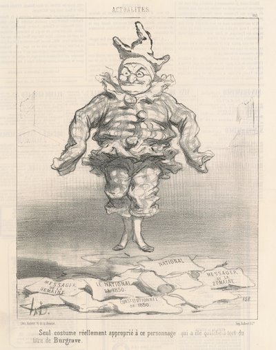 Pouze kostým ...vhodný pro tuto postavu od Honoré Daumier