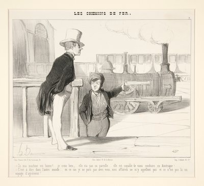 Pokud je můj stroj dobrý? od Honoré Daumier
