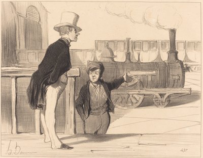 Pokud je můj stroj dobrý? Myslím, že ano... od Honoré Daumier