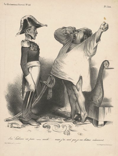 Zplodit! Lisabon je zajat... (Pane! Lisabon byl zajat...) od Honoré Daumier