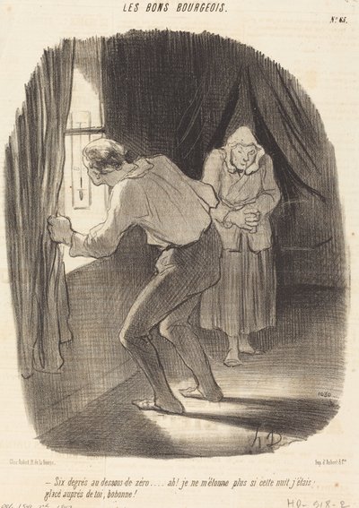 Šest stupňů pod nulou... od Honoré Daumier