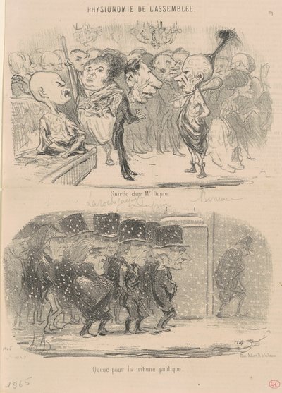 Večer u pana Dupina od Honoré Daumier