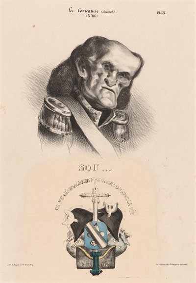 Soult (maršál) od Honoré Daumier