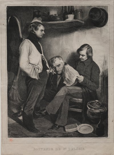 Suvenýr z vězení ot Ste. Pelagia od Honoré Daumier