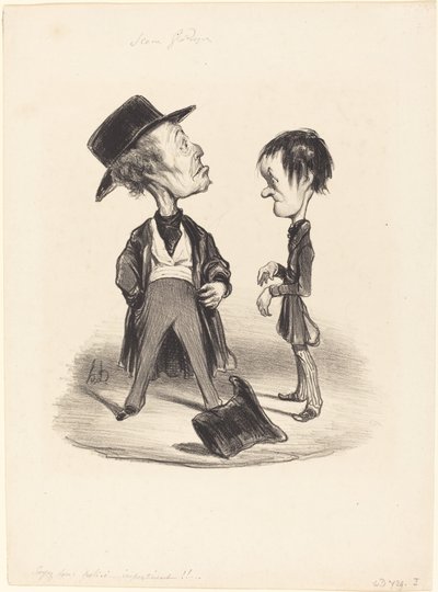 Tak buď zdvořilý...já... od Honoré Daumier