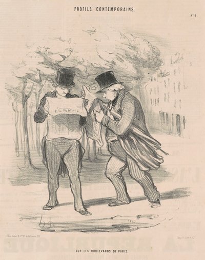 Na pařížských bulvárech od Honoré Daumier